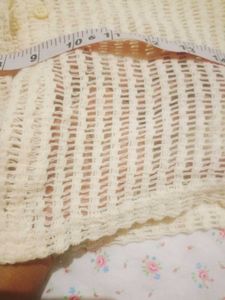 Sheer Cropped Cardigan