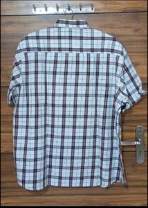 Classic Plaid white Men's Shirt