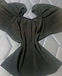 Chic Black Puff Sleeve Top