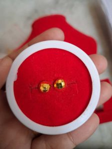 Dimond Cut Stud Earrings