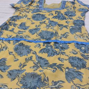Floral Print Kurta