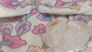 Elegant White frock with Floral Embroidery