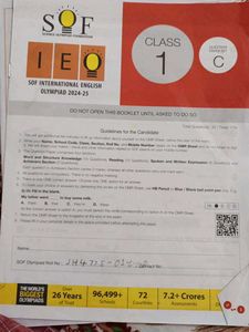 SOF IEO Class 2- 2025-26