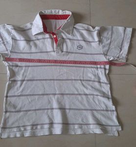 Lotto Striped Polo Shirt for men (Pre-loved)