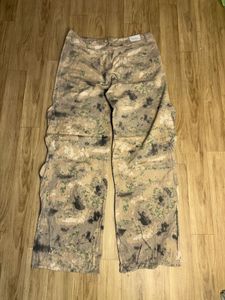 Camouflage Cargo Pants with Zip Pockets