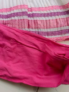 Girls pink dress l size 32