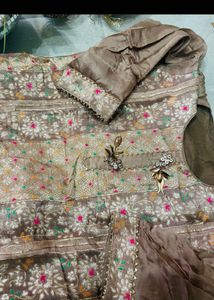 Elegant Beige Lehenga Choli