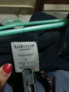 Van Heusen Athleisure Track Pant Men's Black