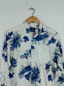 Off White Printed Shirt For Men's