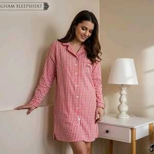 Cozy Gingham Nightgown