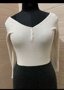 MANGO Chic Two-Tone Mini Dress