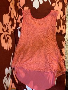 Pink Bow Top