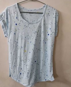 MACY'S STYLE & CO. BRAND NEW SKY BLUE T-shirt