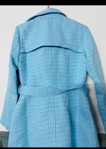 Baby Blue Trench Coat