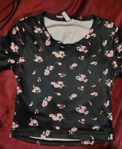 Floral Print Long Sleeve Top