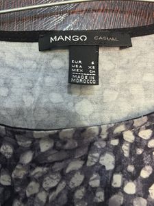 Stylish Abstract Print Sleeveless Top
