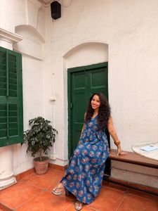 Bohemian Print Maxi Dress