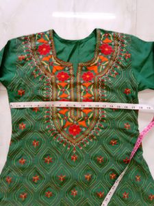 Kantha Embroidered Kurta