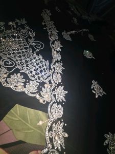 blue Embroidered Kurta Set