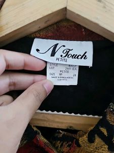 Vintage Floral Print Jacket