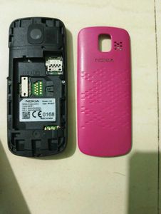 Nokia Pink Mobile Phone with Back Cover