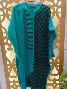 winter Zigzag Kurta set