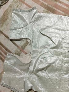 Sparkling Silver Blouse