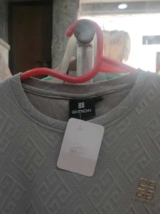 Stylish Grey Patterned T-Shirt