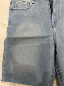 Light Wash Denim Shorts
