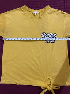 Cute Yellow Graphic T-Shirt