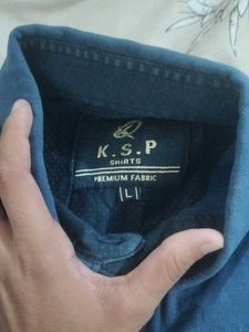 Men's Blue Denim Casual Shirt