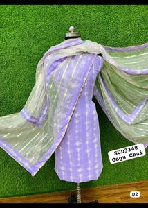 Lavender Color Allover Suit