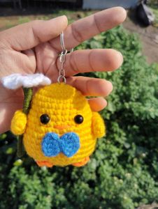 Crochet Chick Keychains