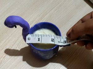 Peacock Face Shape Candle