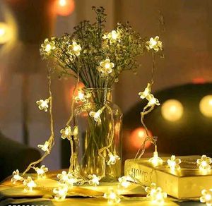 14 LED 3 Meter Warm White Silicone Blossom Flower