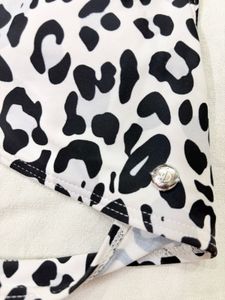 Leopard Print Halter Bikini Top