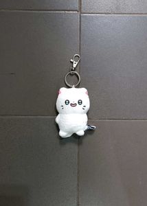 Cute Cat Plush Keychain