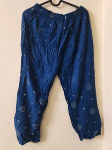 Blue Printed Casual night suit