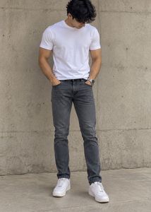 Stylish Grey Wash Denim Jeans