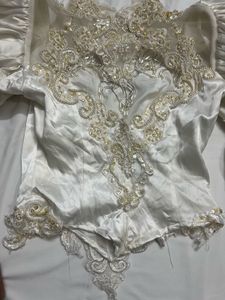 Embellished White Top