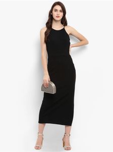 Elegant Black Bodycon Dress