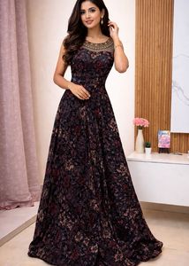 Elegant Floral Ethnic Gown