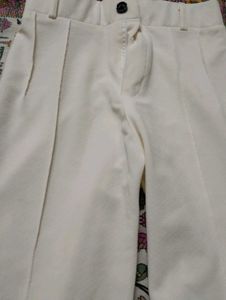 Elegant White Palazzos