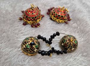 Exquisite Indian Ethnic Earrings Set