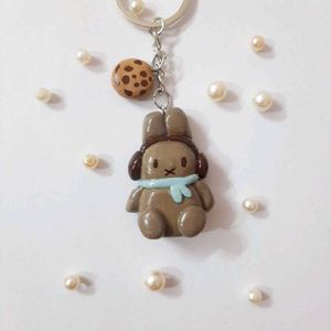 Miffy Inspired Clay Keychain