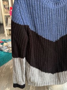 Colorblock Knit Sweater