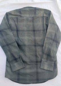 premium Olive Green Casual checked Shirt