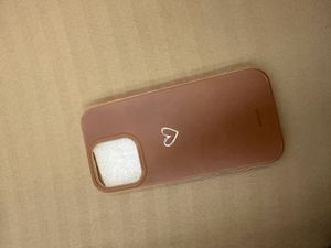 iPhone 16 Pro Brown Cute Heart Phone Case