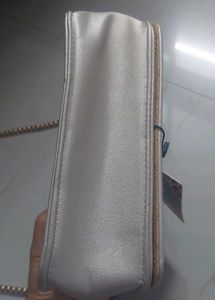 Lino perros gold toned quilted sling Bag