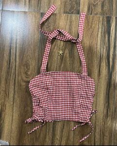 y2k Gingham Tie-Up